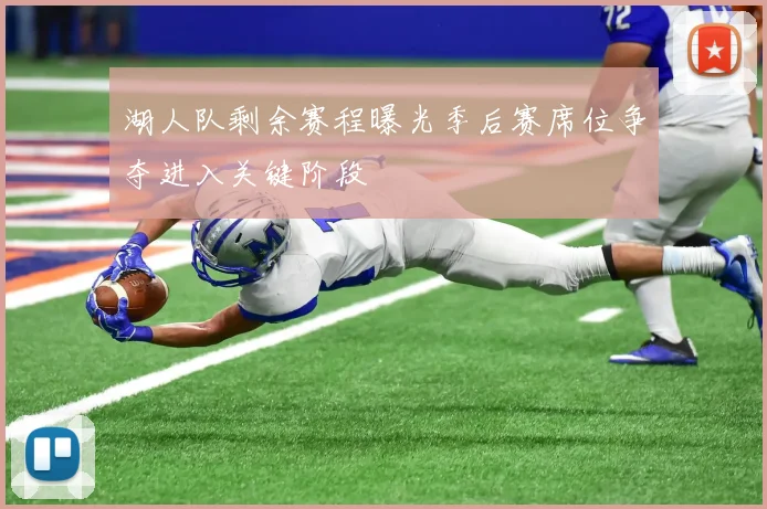 湖人队剩余赛程曝光季后赛席位争夺进入关键阶段