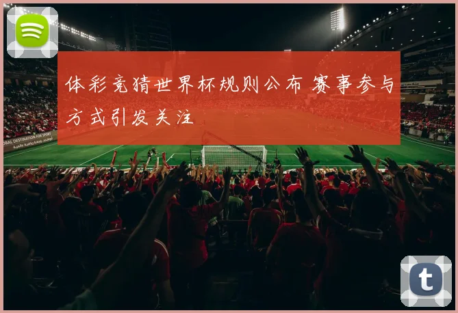 体彩竞猜世界杯规则公布 赛事参与方式引发关注