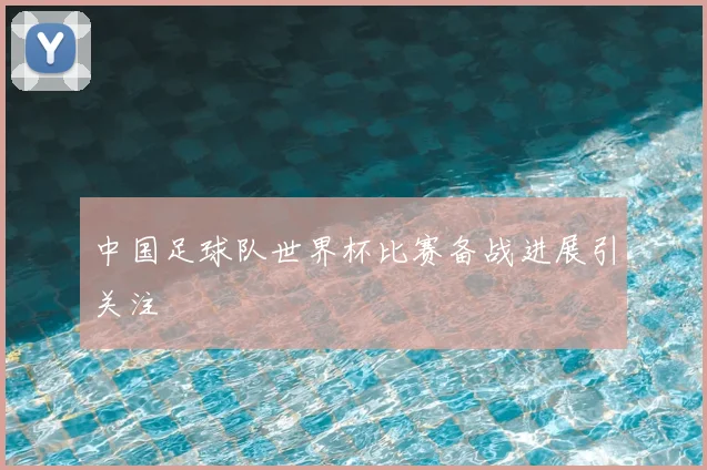 中国足球队世界杯比赛备战进展引关注